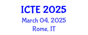 International Conference on Textile Engineering (ICTE) March 04, 2025 - Rome, Italy