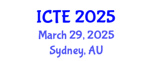 International Conference on Textile Engineering (ICTE) March 29, 2025 - Sydney, Australia