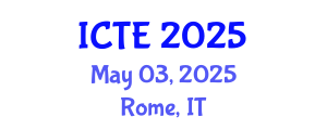 International Conference on Textile Engineering (ICTE) May 03, 2025 - Rome, Italy