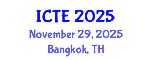 International Conference on Textile Engineering (ICTE) November 29, 2025 - Bangkok, Thailand