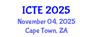 International Conference on Textile Engineering (ICTE) November 04, 2025 - Cape Town, South Africa