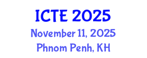 International Conference on Textile Engineering (ICTE) November 11, 2025 - Phnom Penh, Cambodia