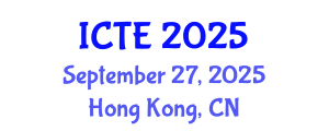 International Conference on Textile Engineering (ICTE) September 27, 2025 - Hong Kong, China
