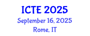 International Conference on Textile Engineering (ICTE) September 16, 2025 - Rome, Italy