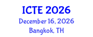 International Conference on Textile Engineering (ICTE) December 16, 2026 - Bangkok, Thailand International Conference on Textile Engineering (ICTE) December 16, 2026 - Bangkok, Thailand