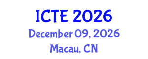 International Conference on Textile Engineering (ICTE) December 09, 2026 - Macau, China International Conference on Textile Engineering (ICTE) December 09, 2026 - Macau, China