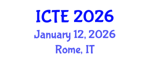 International Conference on Textile Engineering (ICTE) January 12, 2026 - Rome, Italy International Conference on Textile Engineering (ICTE) January 12, 2026 - Rome, Italy