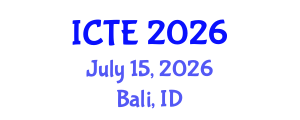 International Conference on Textile Engineering (ICTE) July 15, 2026 - Bali, Indonesia International Conference on Textile Engineering (ICTE) July 15, 2026 - Bali, Indonesia
