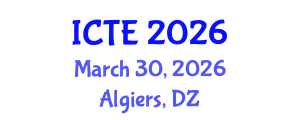 International Conference on Textile Engineering (ICTE) March 30, 2026 - Algiers, Algeria International Conference on Textile Engineering (ICTE) March 30, 2026 - Algiers, Algeria