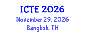 International Conference on Textile Engineering (ICTE) November 29, 2026 - Bangkok, Thailand International Conference on Textile Engineering (ICTE) November 29, 2026 - Bangkok, Thailand