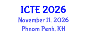 International Conference on Textile Engineering (ICTE) November 11, 2026 - Phnom Penh, Cambodia International Conference on Textile Engineering (ICTE) November 11, 2026 - Phnom Penh, Cambodia