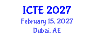 International Conference on Textile Engineering (ICTE) February 15, 2027 - Dubai, United Arab Emirates International Conference on Textile Engineering (ICTE) February 15, 2027 - Dubai, United Arab Emirates