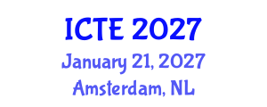 International Conference on Textile Engineering (ICTE) January 21, 2027 - Amsterdam, Netherlands International Conference on Textile Engineering (ICTE) January 21, 2027 - Amsterdam, Netherlands