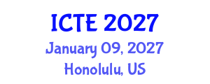 International Conference on Textile Engineering (ICTE) January 09, 2027 - Honolulu, United States International Conference on Textile Engineering (ICTE) January 09, 2027 - Honolulu, United States