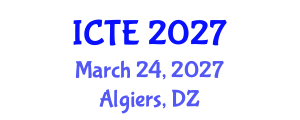 International Conference on Textile Engineering (ICTE) March 24, 2027 - Algiers, Algeria International Conference on Textile Engineering (ICTE) March 24, 2027 - Algiers, Algeria