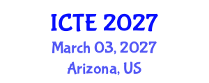 International Conference on Textile Engineering (ICTE) March 03, 2027 - Arizona, United States International Conference on Textile Engineering (ICTE) March 03, 2027 - Arizona, United States