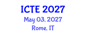 International Conference on Textile Engineering (ICTE) May 03, 2027 - Rome, Italy International Conference on Textile Engineering (ICTE) May 03, 2027 - Rome, Italy