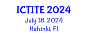 International Conference on Textile Industrial Technology and Engineering (ICTITE) July 18, 2024 - Helsinki, Finland