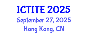International Conference on Textile Industrial Technology and Engineering (ICTITE) September 27, 2025 - Hong Kong, China