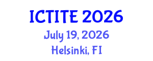 International Conference on Textile Industrial Technology and Engineering (ICTITE) July 19, 2026 - Helsinki, Finland