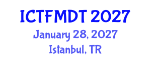 International Conference on Textiles and Fashion: Materials, Design and Technology (ICTFMDT) January 28, 2027 - Istanbul, Turkey International Conference on Textiles and Fashion: Materials, Design and Technology (ICTFMDT) January 28, 2027 - Istanbul, Turkey
