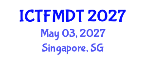 International Conference on Textiles and Fashion: Materials, Design and Technology (ICTFMDT) May 03, 2027 - Singapore, Singapore International Conference on Textiles and Fashion: Materials, Design and Technology (ICTFMDT) May 03, 2027 - Singapore, Singapore