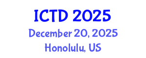 International Conference on Theatre and Drama (ICTD) December 20, 2025 - Honolulu, United States