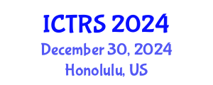 International Conference on Theology and Religious Studies (ICTRS) December 30, 2024 - Honolulu, United States