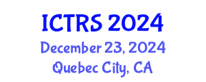 International Conference on Theology and Religious Studies (ICTRS) December 23, 2024 - Quebec City, Canada