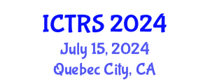 International Conference on Theology and Religious Studies (ICTRS) July 15, 2024 - Quebec City, Canada