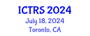 International Conference on Theology and Religious Studies (ICTRS) July 18, 2024 - Toronto, Canada