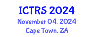International Conference on Theology and Religious Studies (ICTRS) November 04, 2024 - Cape Town, South Africa
