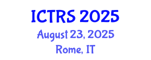 International Conference on Theology and Religious Studies (ICTRS) August 23, 2025 - Rome, Italy