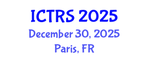 International Conference on Theology and Religious Studies (ICTRS) December 30, 2025 - Paris, France