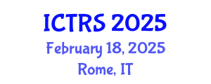 International Conference on Theology and Religious Studies (ICTRS) February 18, 2025 - Rome, Italy