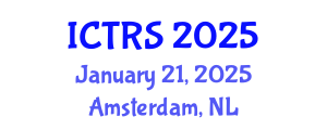International Conference on Theology and Religious Studies (ICTRS) January 21, 2025 - Amsterdam, Netherlands