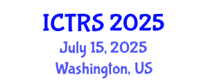 International Conference on Theology and Religious Studies (ICTRS) July 15, 2025 - Washington, United States
