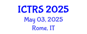 International Conference on Theology and Religious Studies (ICTRS) May 03, 2025 - Rome, Italy