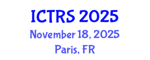 International Conference on Theology and Religious Studies (ICTRS) November 18, 2025 - Paris, France