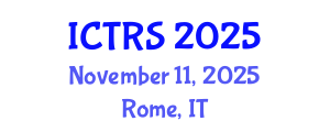 International Conference on Theology and Religious Studies (ICTRS) November 11, 2025 - Rome, Italy