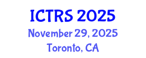International Conference on Theology and Religious Studies (ICTRS) November 29, 2025 - Toronto, Canada