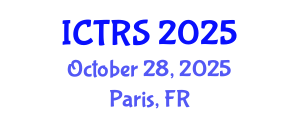 International Conference on Theology and Religious Studies (ICTRS) October 28, 2025 - Paris, France