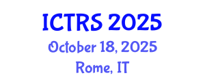 International Conference on Theology and Religious Studies (ICTRS) October 18, 2025 - Rome, Italy
