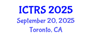 International Conference on Theology and Religious Studies (ICTRS) September 20, 2025 - Toronto, Canada