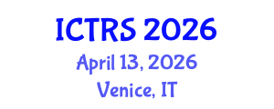 International Conference on Theology and Religious Studies (ICTRS) April 13, 2026 - Venice, Italy International Conference on Theology and Religious Studies (ICTRS) April 13, 2026 - Venice, Italy