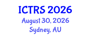 International Conference on Theology and Religious Studies (ICTRS) August 30, 2026 - Sydney, Australia International Conference on Theology and Religious Studies (ICTRS) August 30, 2026 - Sydney, Australia