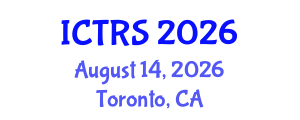 International Conference on Theology and Religious Studies (ICTRS) August 14, 2026 - Toronto, Canada International Conference on Theology and Religious Studies (ICTRS) August 14, 2026 - Toronto, Canada