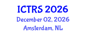 International Conference on Theology and Religious Studies (ICTRS) December 02, 2026 - Amsterdam, Netherlands International Conference on Theology and Religious Studies (ICTRS) December 02, 2026 - Amsterdam, Netherlands