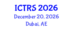International Conference on Theology and Religious Studies (ICTRS) December 20, 2026 - Dubai, United Arab Emirates International Conference on Theology and Religious Studies (ICTRS) December 20, 2026 - Dubai, United Arab Emirates