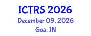 International Conference on Theology and Religious Studies (ICTRS) December 09, 2026 - Goa, India International Conference on Theology and Religious Studies (ICTRS) December 09, 2026 - Goa, India